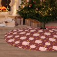 thumbnail image 6 of Yiaed Cute Pig with Coins Print Christmas Tree Skirt , Tree SkirtsTree Mat for Christmas Winter Holiday Indoor Decorations-30", 6 of 7