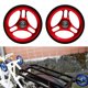 thumbnail image 4 of Bike leichtes Rad para bicicletas plegables Soporte de carga trasero Wheels Componente de repuesto bicicletas, viajar - rojo DYNWAVEMX Bicicleta Plegable Easy Wheel, 4 of 8