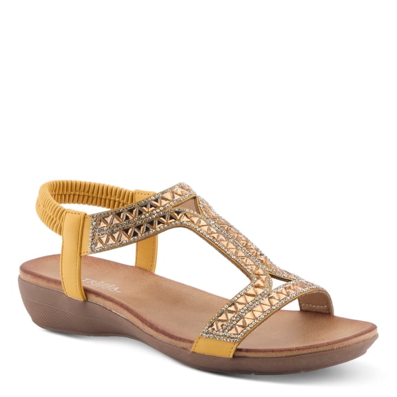 Patrizia Saevi Women’s Demi Wedge Sandal with Cushioned All-day Comfort