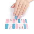 thumbnail image 4 of TINYSOME Glitter Stick On Nail Polish Strips Full Nail Wraps Nail Polish Stickers, 4 of 19