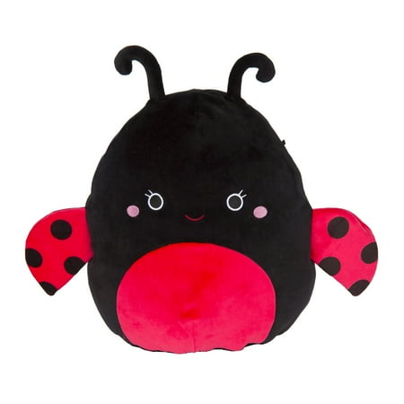 Kellytoy Squishmallow 8 Inch Trudy the Ladybug Stuffed Plush Animal Toy