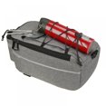 thumbnail image 3 of Bike Rack Bag  Bike Rear Seat Bag  8L Insulated Bike Trunk Cooler Bag  Bike Rear Rack Cargo Bag Pannier Bag with Double Zipper Multi Pocket Shoulder Strap（Gray）, 3 of 8
