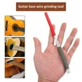 thumbnail image 5 of FRCOLOR Sanding Fret Grinding Tool Guitar Setup Tool Guitar Polishing Tool 21X1X1CM Red, 5 of 8
