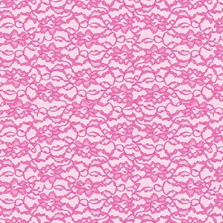 David Textiles Neon Floral Lace Fabric,