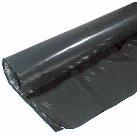 Poly-america 6 mL Tyco Polyethylene Black Plastic Sheeting, 40' x 100'