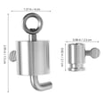 thumbnail image 2 of BESTYASH Stainless Steel Barbecue Rack Rotisserie Balance Weight for Grill Rack 1 Set, 2 of 7