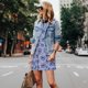 thumbnail image 4 of Fotbe Blue And White Flowers Vestido de Verano sin Mangas para Mujer – Vestido Midi Línea A, Estilo Camiseta Floral, Vestido Playero Casual y Fluido, 4 of 7