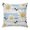 White, Blue, Beige, variant on Throw Pillow Covers, White Daisy Farmhouse 16x16 Pillow Covers for Couch/Sofa/Bed, Garden Floral Bees Blue Wooden Decorative Square Linen Cushion Pillowcase for Home Decor
