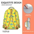 thumbnail image 5 of Dinosaur Print Backpack for Students - Large Capacity Waterproof Bag, Laptop Compartment, Multiple Pockets, 5 of 6