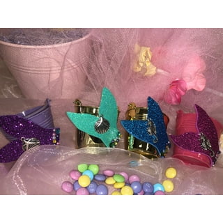 CharmedShinny Glittered Little Mermaid Party Candy Bags Kids