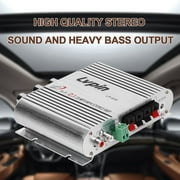 20W 12V Mini Hi-Fi Amplifier Booster Radio MP3 Stereo for Car Motorcycle Home