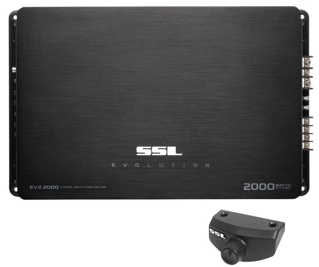 SoundStorm 2000W 2 Channel Car Power Amplifier Stereo Amp SSL+Remote