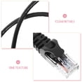 thumbnail image 3 of IDEANATEGRATE 2Ud Cable De Red Cat6 Negro Con Material De Aluminio Para Conexión Estable, 3 of 8