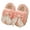 Pink, variant on Girls' Boots Kids Family Cute Bow Warm House Slippers Booties Winter Household Slippers Save Big
