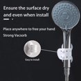 thumbnail image 5 of Silicone Suction Two-Cup Shower Head Holder Handheld Showerhead Bracket Adjustable Shower Holder Removable Wall Mounted Bathroom Tools 2PCS, 5 of 5