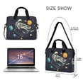 thumbnail image 3 of FORMRS 16" Laptop Sleeve Bag Carrying Case with Handle Travel Shoulder Briefcase, Black Record, 3 of 8