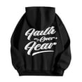 thumbnail image 3 of Faith Over Fear Hoodies for Men 2025 Christian Hoodie Hooded Sweatshirt with Pockets Pullover Hoodie Mens Hoodies, 3 of 7