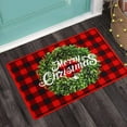 thumbnail image 2 of TIELUTT Christmas Doormat Front Door Decoration Christmas Decoration Throw Blanket for Women Light Carpet Merry Home Area Rug All the Feels Blanket Cold Throw Blanket, 2 of 4