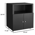 thumbnail image 1 of EDTara Support Mobile en Métal pour Imprimante et Classeur, Armoire de Rangement à Tablette Réglable pour Garage, Bureau à Domicile et Espaces Compacts, 1 of 6