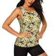 thumbnail image 2 of Gaeub Lilies Flowers Women's Workout Tank Tops Lightweight Sleeveless Shirts for Women for Athletic Running Tennis Yoga - Medium, 2 of 9