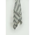thumbnail image 2 of Rizzy Home  Hand-made Modern Striped Throw Blanket Black/Natural, 2 of 5