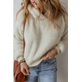 thumbnail image 6 of Redhotype Chic White Plush Hoodie - Cozy & Windproof, LS, 6 of 8