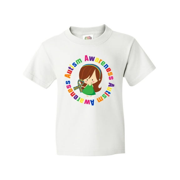 Inktastic Autism Awareness Girl Youth T-Shirt