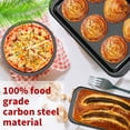 thumbnail image 3 of Baking Pans Set, 6-Piece Nonstick Bakeware Set with Cake Pan, Loaf Pan, Cookie Sheet, Kitchen Cookware Pan Baking Sheet Set for Oven Baking Supplies, 3 of 6
