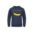 thumbnail image 1 of Bellella Chandail à Manches Longues pour Hommes, Col Rond, Haut Décontracté en Molleton, Chandails pour Hommes, Bleu Marine, TP, 1 of 2
