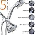 3 way 2 in 1 Luxury Shower Combo System. Multi Function ShowerHead