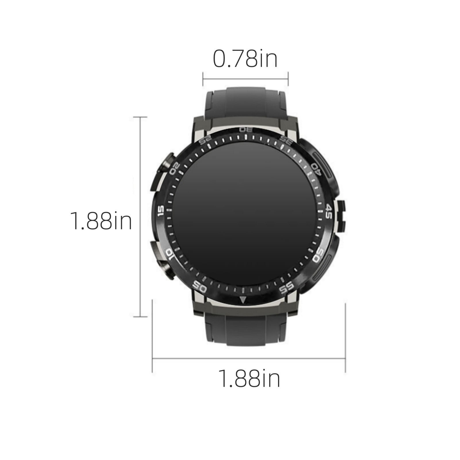 Bluetooth Headphones Smart Watch With Earbuds Round Fitness Watch 1.28 Inch Bluetooth Watch With Step Calories Sleep Monitor For IOS & Android Noise Cancelling Headphones