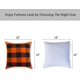 thumbnail image 4 of Juego de 4 fundas de almohada a cuadros de búfalo de otoño de Halloween, funda de almohada cuadrada decorativa de granja, funda de almohada de 18x18 pulgadas para el hogar, 4 of 4