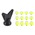 thumbnail image 3 of 12 Uds. Clavos para Zapatos de Fútbol, Tacos Botas Tornillo Roscado M5, 7mm, 10mm, Pernos Repuesto Antideslizantes, Color Verde, 3 of 11