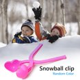 thumbnail image 4 of Snowball Maker ABS Clip al aire libre invierno nieve arena molde herramienta (rosa) Likrtyny juguetes de los niños, 4 of 9