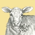 thumbnail image 3 of Wilson, Kelsey 12x12 Black Modern Framed Museum Art Print Titled - Watercolor Pencil Farm color VIII-Cow 2, 3 of 5
