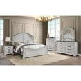thumbnail image 5 of Faith Transitional  Style Queen Bed Made With Wood in Antique White, 5 of 5