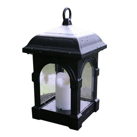 

Solar wall light outdoor exterior porch light fixture garden courtyard fence