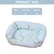 thumbnail image 2 of Cama autorefrescante de verano para perros pequeños, sofá cama duradero para perros y gatos, acogedora y fresca cama de chinlon para cachorros y gatos con base antideslizante., 2 of 5
