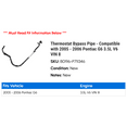 thumbnail image 2 of Thermostat Bypass Line - Compatible with 2005 - 2006 Pontiac G6 3.5L V6 VIN 8, 2 of 2