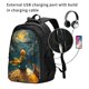 thumbnail image 2 of Easygdp Whimsical Starry Night Scene Mochila para Laptop de Viaje con Puerto USB, Mochila para Laptop con Puerto de Carga USB para Mujeres y Hombres, 2 of 7
