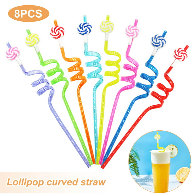 Barbie Wizzy Pop Straw Lollipop - 50g
