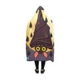 thumbnail image 2 of ASHLEIGH Hooded Blanket Halloween Flying Bat Design Mens Throws Womens Wearable Blankets 50x60 Inches, 2 of 3