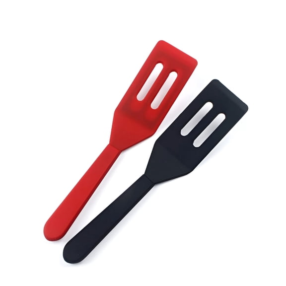 ACDANC Mini Brownie Serving Spatula,Cookie Silicone Spatulas Flexible Nonstick Silicone Serve Turner Heat-Resistant for Flip Egg in Small Frying Pan Cookie Batter Cookware Cooking Baking