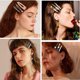 thumbnail image 2 of Juego de 20 Pinzas para el Cabello NQ Hechas a Mano con Perlas y Resina Acrílica Geométrico, 2 of 5