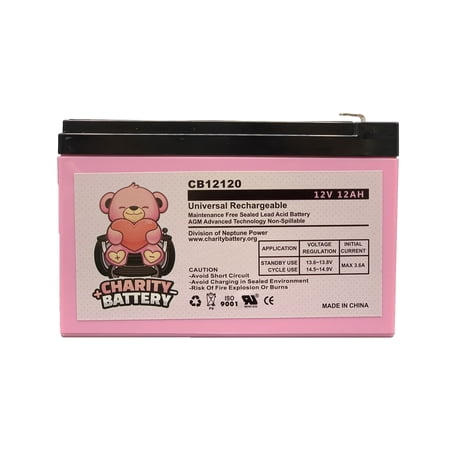 Altronix AL400ULACM 12V 12Ah Replacement Alarm battery by Charity Battery