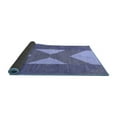 thumbnail image 2 of Ahgly Company Indoor Square Abstract Blue Contemporary Area Rugs, 8' Square, 2 of 4