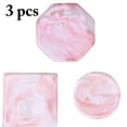 thumbnail image 1 of 3PCS Tasse Coaster Marbre Élégant Décoratif Assorti Tasse Set de Table Boisson Coaster, 1 of 10