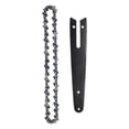 thumbnail image 4 of 2 Pieces Mini Tool Handheld Sharp Chains and Guides Set for Cutting Tree 6inch, 4 of 8