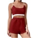 thumbnail image 2 of Pijama de moda para mujer con tapete en el pecho, suelto, con tiras elásticas, color liso, para invierno, para el hogar, top de poliéster para mujer, 2 of 8
