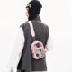 thumbnail image 1 of Riñonera transparente Summercome, bolso bandolera portátil, apto para estadios, resistente, para hombre y mujer, con correa ajustable (rosa), 1 of 8